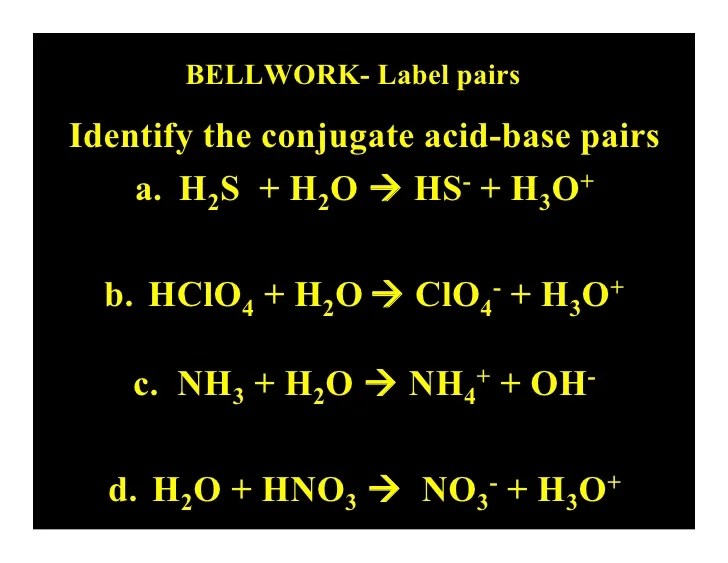 Acid table base slideshare strength ka hclo4 upcoming clo4