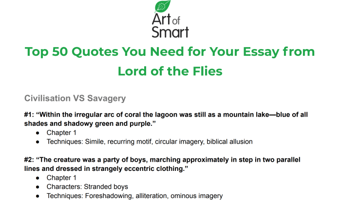 Chapter 7 quotes lord of the flies