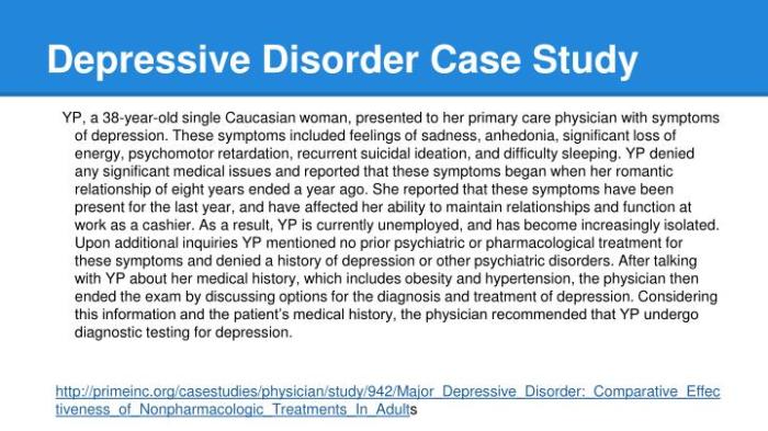 Hesi case study major depressive disorder