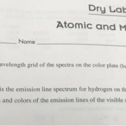 Dry lab 3 atomic and molecular structure answers